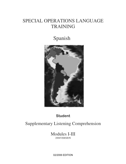 336298161-special-operations-language-training-fsi-dliyojikeu-fsi-dli-yojik