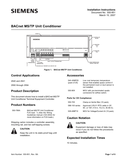 33645463-bacnet-mstp-unit-conditioner-siemens-building-technologies