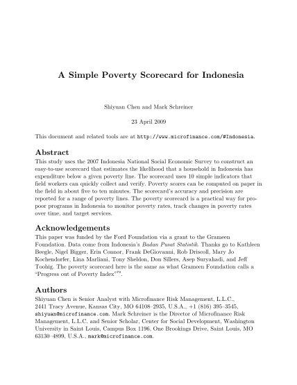 33741069-a-simple-poverty-scorecard-for-indonesia-microfinance-and