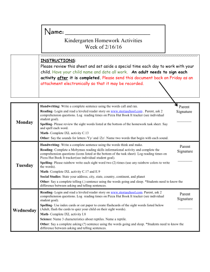 339299947-name-kindergarten-homework-activities-week-of-21616-instructions-please-review-this-sheet-and-set-aside-a-special-time-each-day-to-work-with-your-child