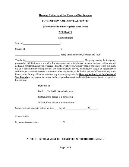 33950670-form-of-non-collusive-affidavit-housing-authority-of-the