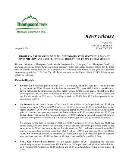 34009066-view-news-release-in-pdf-format-thompson-creek-metals-bb
