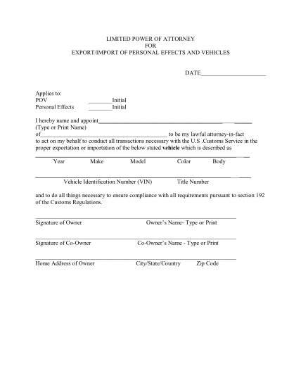 34012131-fillable-vehicle-export-power-of-attorney-form