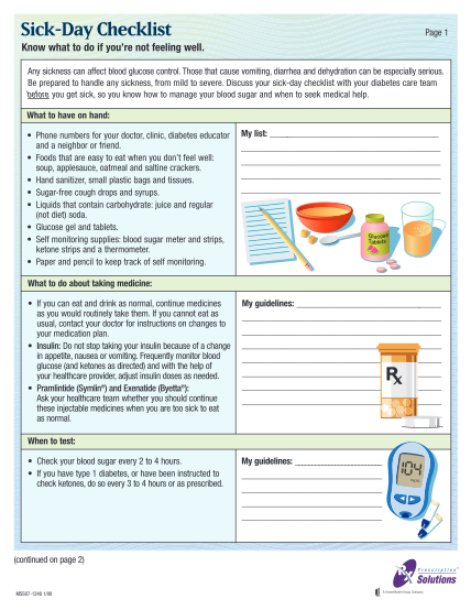 340674974-sick-day-checklist-page1-knowwhattodoifyourenotfeelingwell