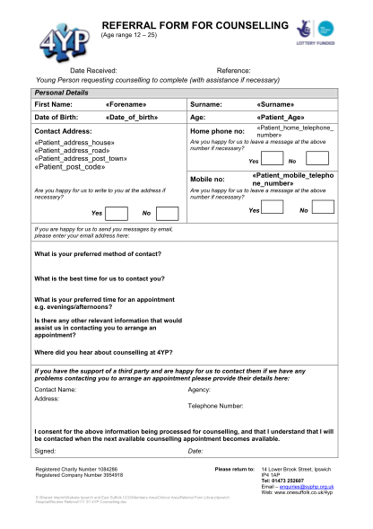 340798266-referral-form-for-counselling-ipswich-and-east-suffolk-ccg-ipswichandeastsuffolkccg-nhs