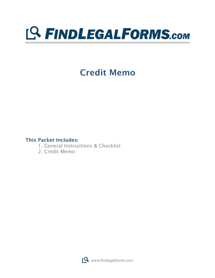 34120402-credit-memo-findlegalforms