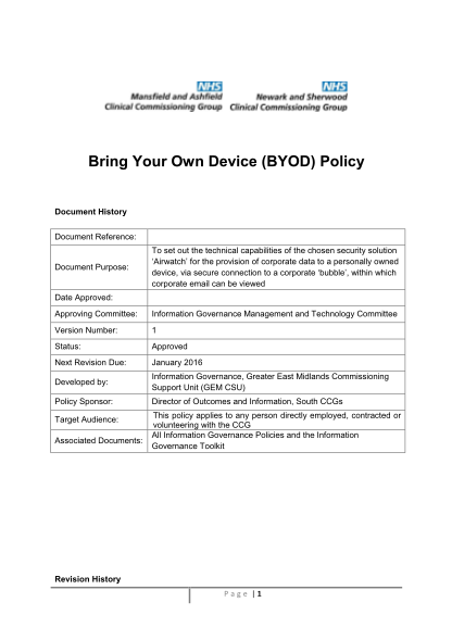 341251989-bring-your-own-device-byod-policy-newark-and-sherwood-newarkandsherwood-nhs
