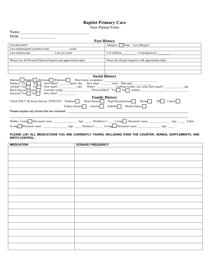 341344806-baptist-primary-care-new-patient-form-name-dob-past-history
