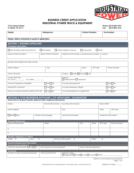 341594693-business-credit-application-industrial-power-truck-amp-equipment