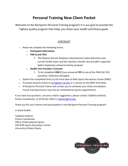 341599320-personal-training-new-client-packet-university-of-notre-dame-recsports-nd