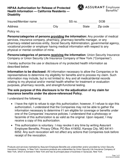 18 Hipaa Release Form California Free To Edit Download And Print Cocodoc