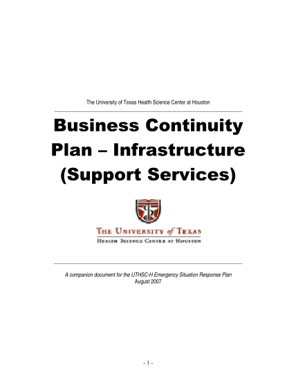 342959046-uthealtth-business-continuity-plan-the-ut-health-science-center-uthealthemergency