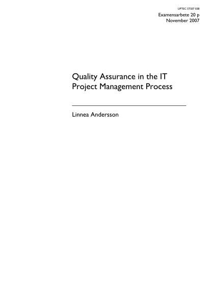 343324239-quality-assurance-in-the-it-project-management-process