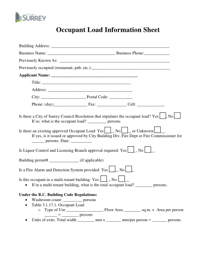 34426332-fillable-city-of-surrey-occupant-load-form