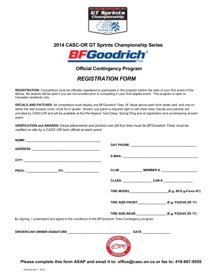 344955390-2014-cascor-gt-sprints-championship-series-official-contingency-program-registration-form-registration-competitors-must-be-officially-registered-to-participate-in-the-program-before-the-date-of-your-first-event-of-the-series-casc-on