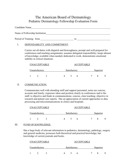 345405517-pediatric-dermatology-candidate-evaluation-form