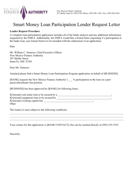 345408552-sm-participation-lender-request-letter-new-mexico-finance-nmfa