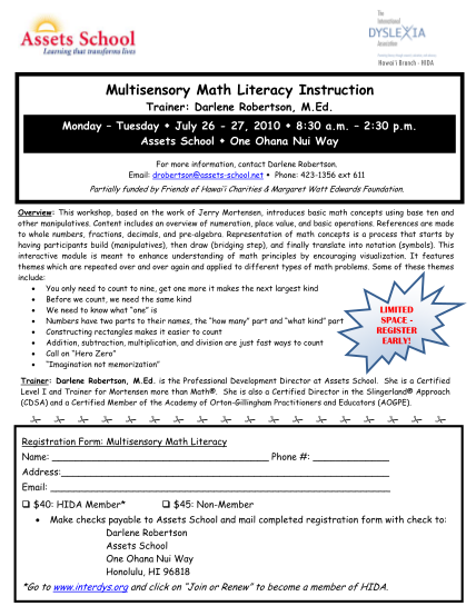 345931773-multisensory-math-literacy-instruction-the-hawaii-branch-of-the-dyslexia-hawaii