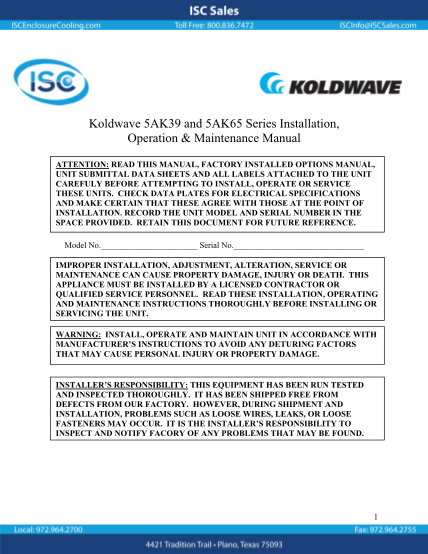 346001295-koldwave-5ak39-and-5ak65-series-installation-operation
