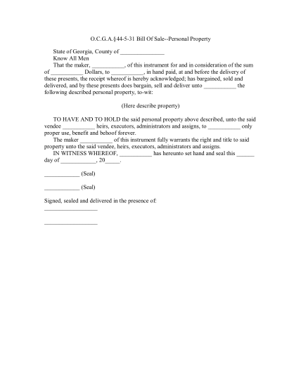21 bill of sale template pdf free to edit download print cocodoc