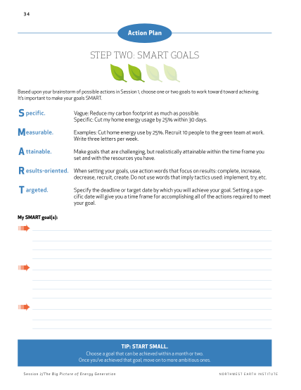 346502076-session-2-step-two-smart-goals-northwest-earth-institute