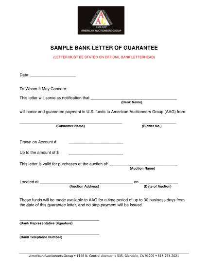 application letter for bank guarantee format