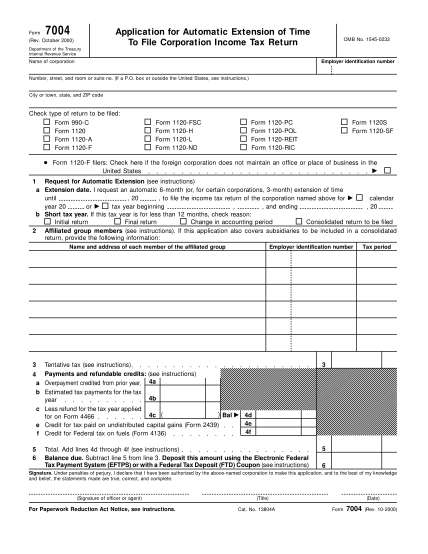 34774905-form-7004-application-for-automatic-extension-of-time-to-file-corporation-income-tax-return-rev