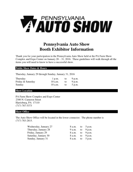 348276407-pennsylvania-auto-show-booth-exhibitor-information