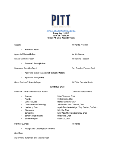 348420248-annual-board-meeting-agenda-friday-may-15-2015-1000-am-alumni-pitt
