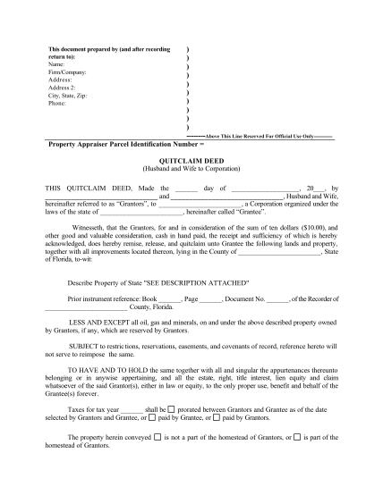 3484765-florida-quitclaim-deed-from-husband-and-wife-to-corporation