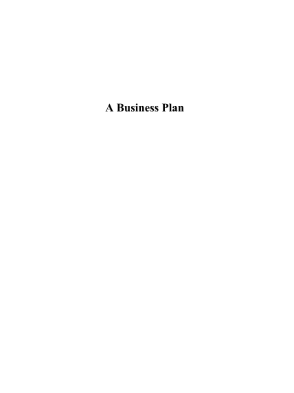 348722153-enter-business-name-a-business-plan-executive-summary-table-of-contents-page-no