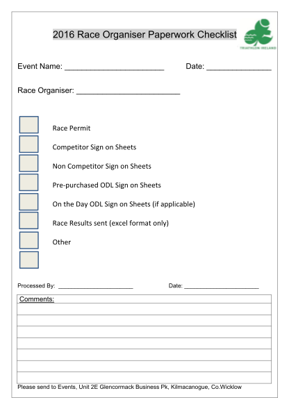 349578374-2016-race-organiser-paperwork-checklist-triathlon-ireland