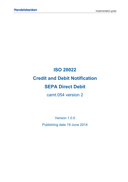 349678131-iso-20022-credit-and-debit-notification-sepa-handelsbanken
