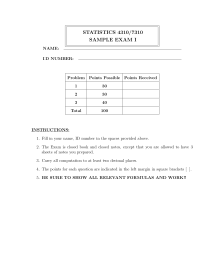 349714682-sample-exam-statistics-university-of-missouri-stat-missouri