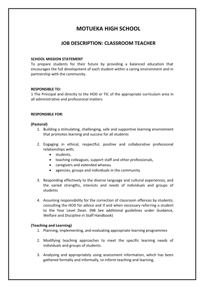 350415082-classroom-teacher-job-description-motueka-high-school-motuekahigh-school