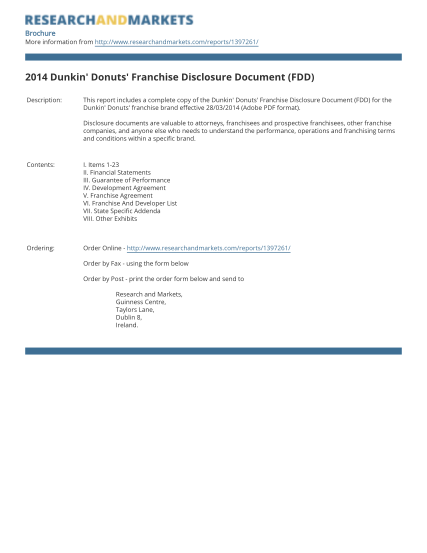 35054736-fillable-dunkin-donuts-franchise-disclosure-document-form