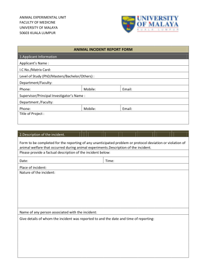 350956360-animal-incident-report-form-university-of-malaya-medicine-um-edu