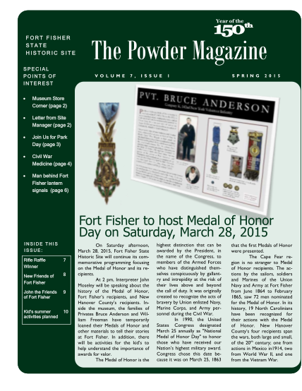 351145428-powder-magazine-newsletter-spring-2015-friends-of-fort-fisher