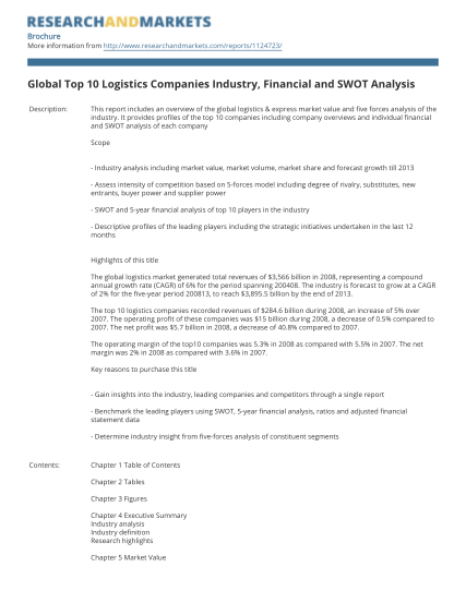 35115436-global-top-10-logistics-companies-industry-financial-and-swot