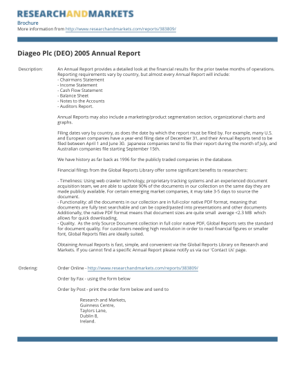 35119340-diageo-plc-deo-2005-annual-report-research-and-markets