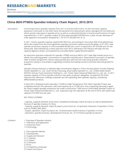 35125403-china-bdo-ptmeg-spandex-industry-chain-report-2012-2015