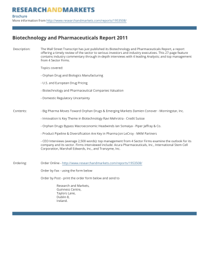 35134206-biotechnology-and-pharmaceuticals-report-2011
