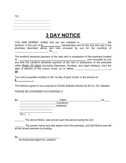 free california eviction notice forms process laws word pdf eforms
