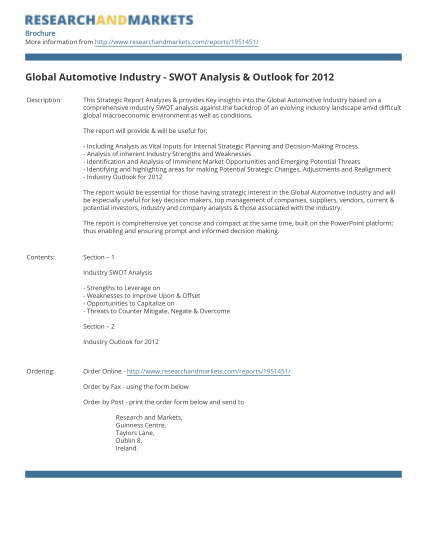 35138468-fillable-global-automotive-industry-swot-analysis-outlook-for-2012-pdf-form