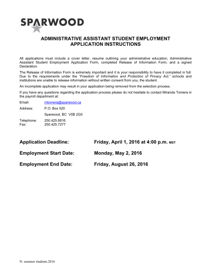 351826851-administrative-assistant-student-employment-application-sparwood
