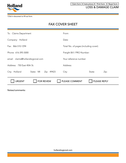 35193281-fillable-holland-freight-claim-form