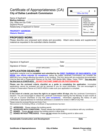 35207575-fillable-certificate-of-appropriateness-dallas-form