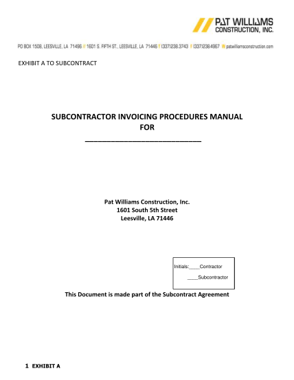 352138487-invoicing-procedures-pat-williams-construction