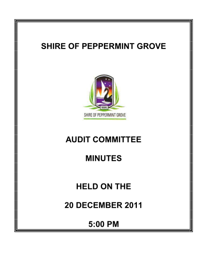 352223531-audit-committee-minutes-held-on-the-20-december-2011-500-pm-peppermintgrove-wa-gov