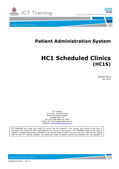352927006-hc1-scheduled-clinics-trainingiphisnhsuk-nhs-iphis-ict-training-iphis-nhs